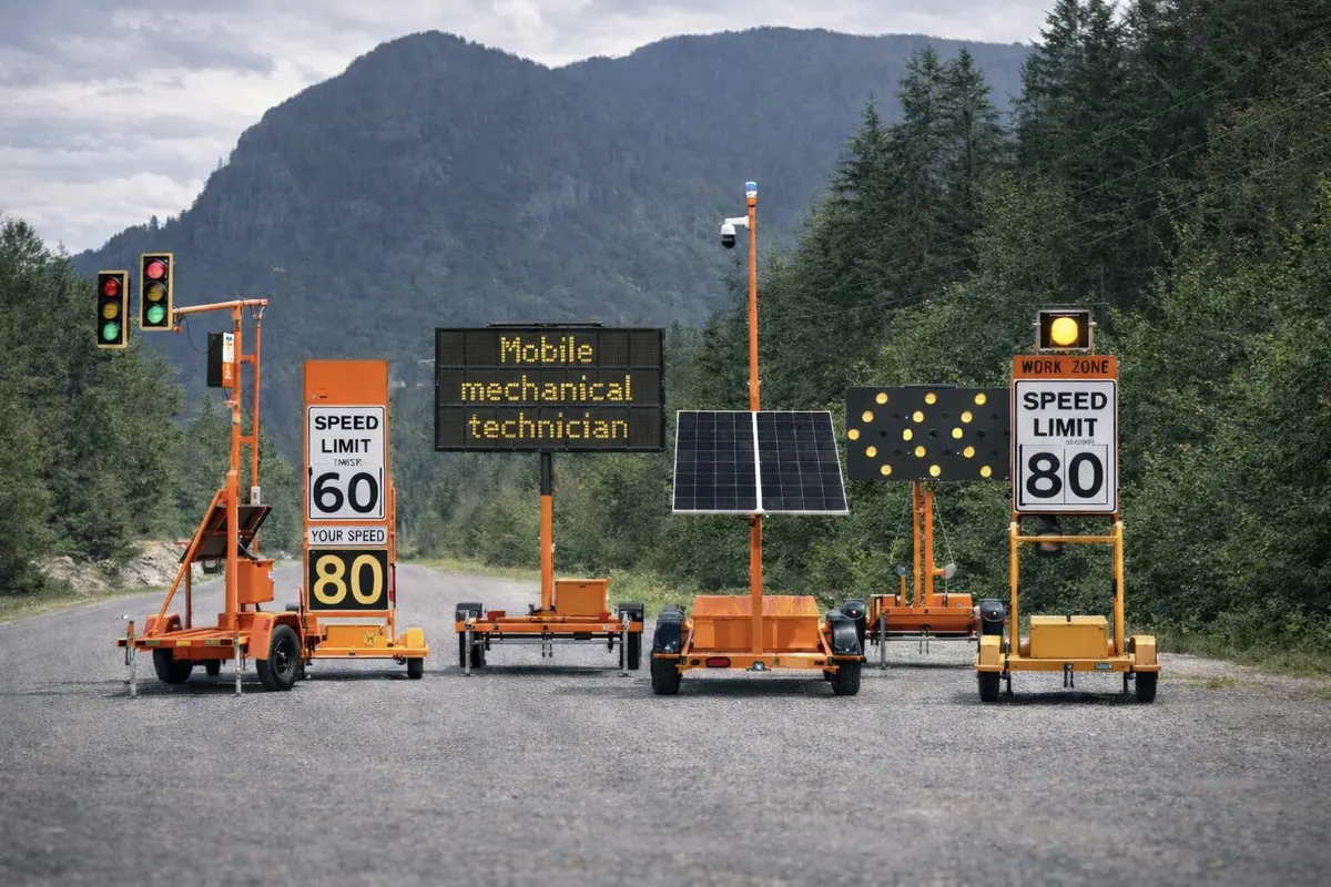 BoardBoss technician working on traffic control equipment